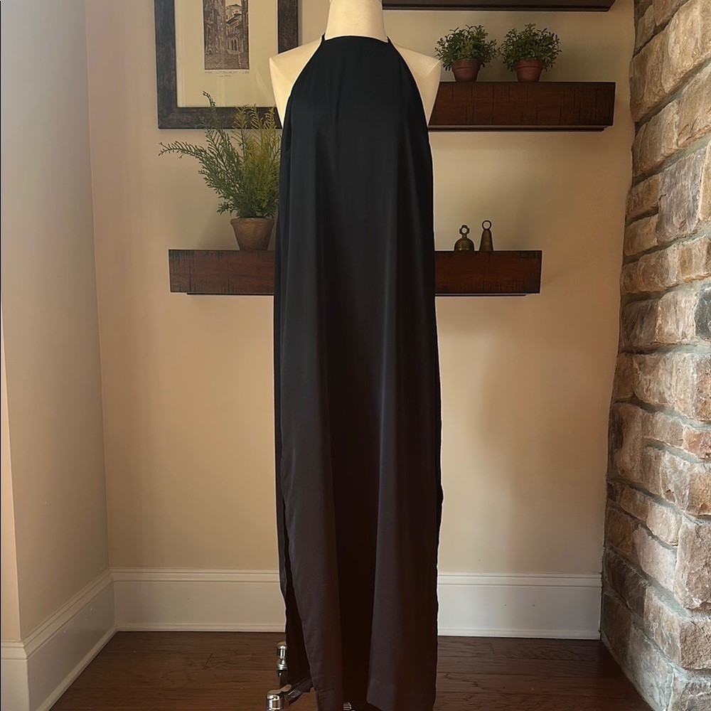 BANANA REPUBLIC WOMEN'S HALTER MAXI DRESS